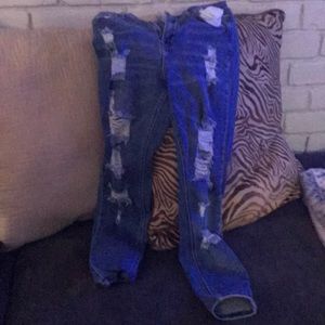 Ripped jeans